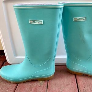 Tretorn Rain Boots Light Blue Size Euro42